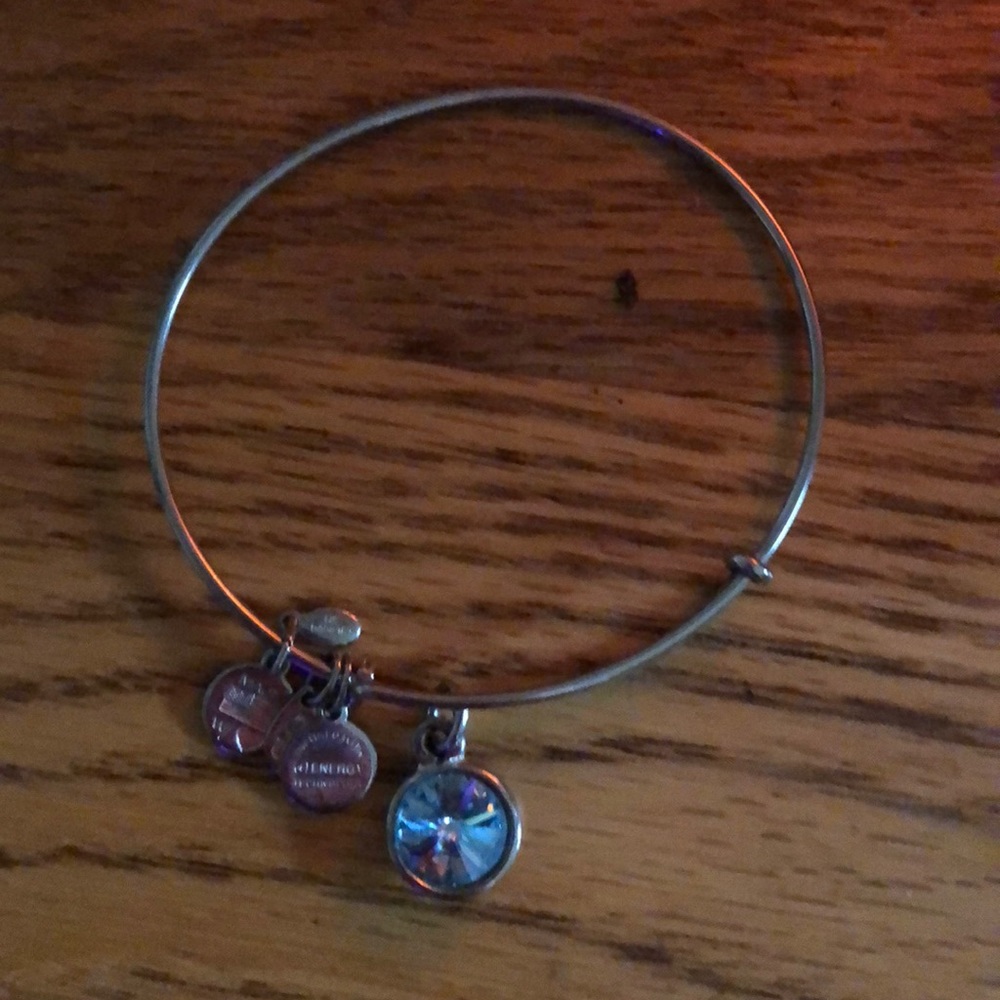Aquamarine Birthstone Alex & Ani bracelet